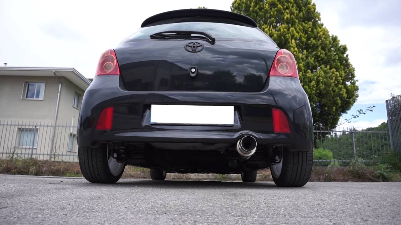 HKS Hi-Power Muffler on Yaris TS 2ZR-FE 1.8 ZSP90
