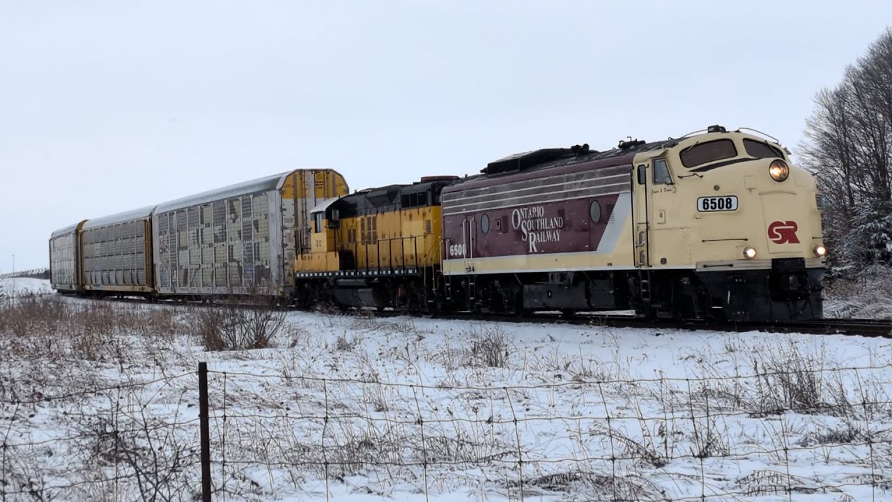 Ontario Southland Railway's F Units around Ingersoll and Woodstock