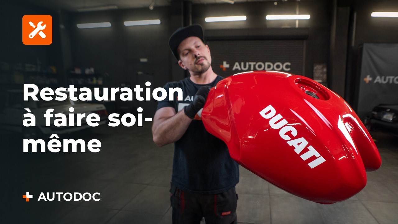 Restauration du réservoir de carburant d'une moto