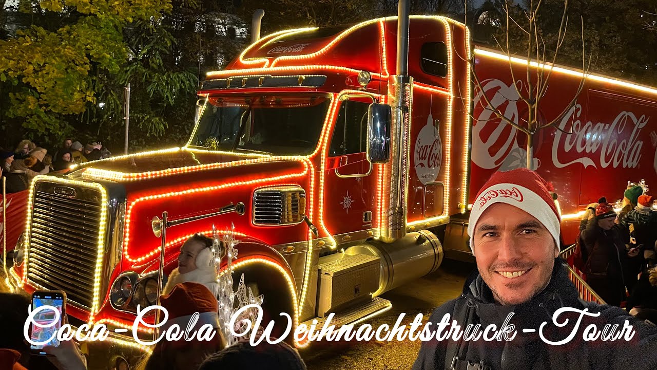 Coca-Cola Weihnachtstruck Tour in Vienna 2023 (Stadpark beim Kursalon Hübner - Iconic Stop)
