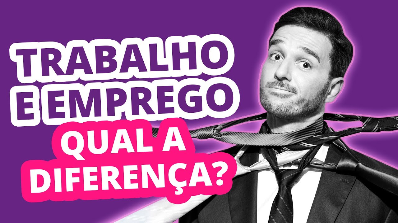 VOC&Ecirc; TEM UM TRABALHO OU UM EMPREGO?