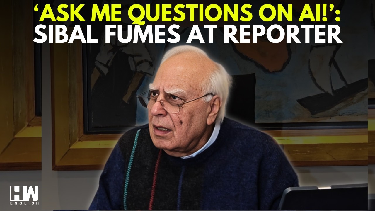 'Ask Me Questions On AI!': Sibal Fumes At Reporter | Congress' Shirtless Protest | Rahul Gandhi | AI