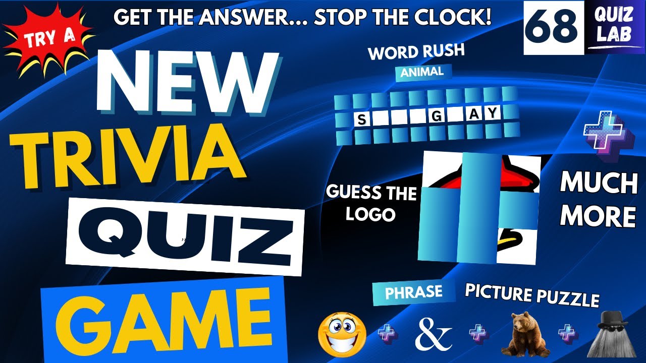 Enjoy a New Trivia Quiz Game. GREAT Family Fun. Exciting Games.