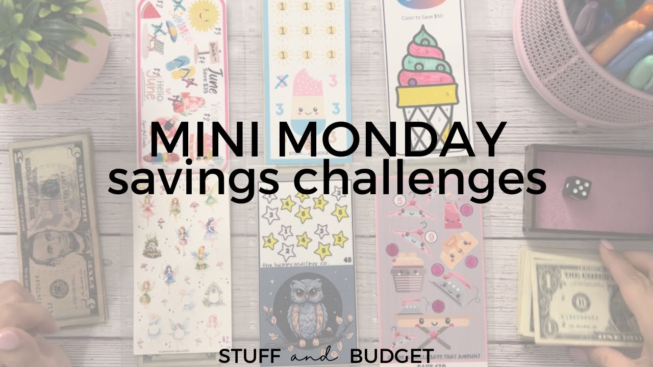 Mini Monday Savings Challenges ❤️