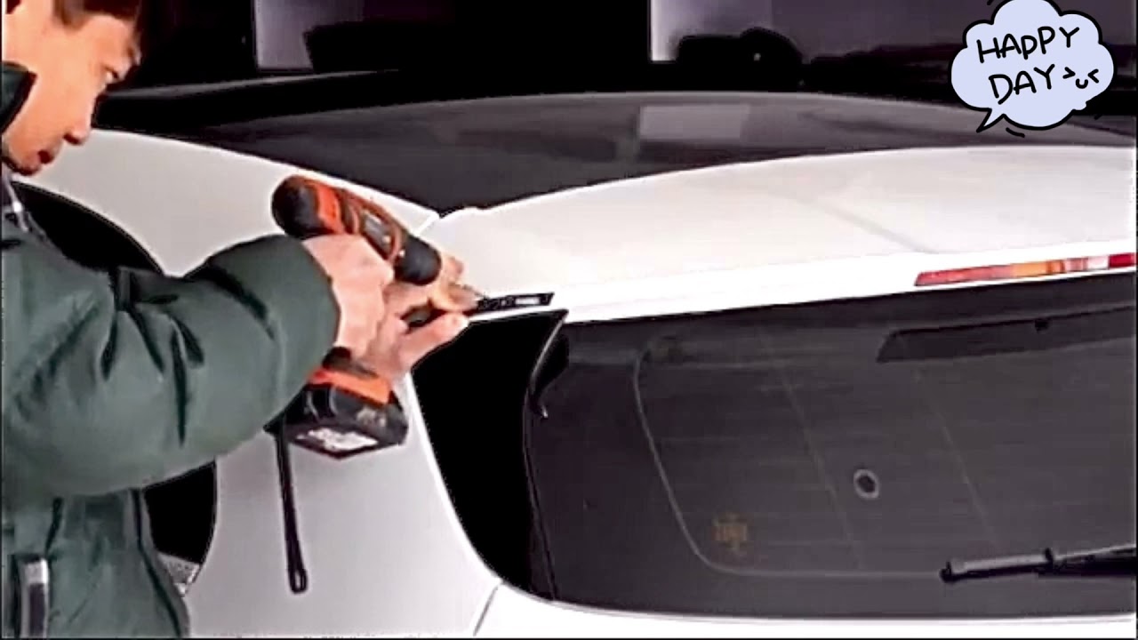 BENZ W176 A45 SPOILER ABS Installation kermit