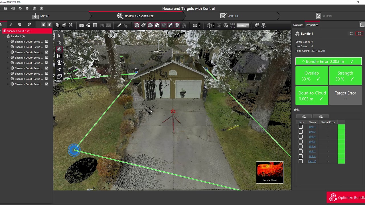 Leica Register 360 Apply Control with BW Targets