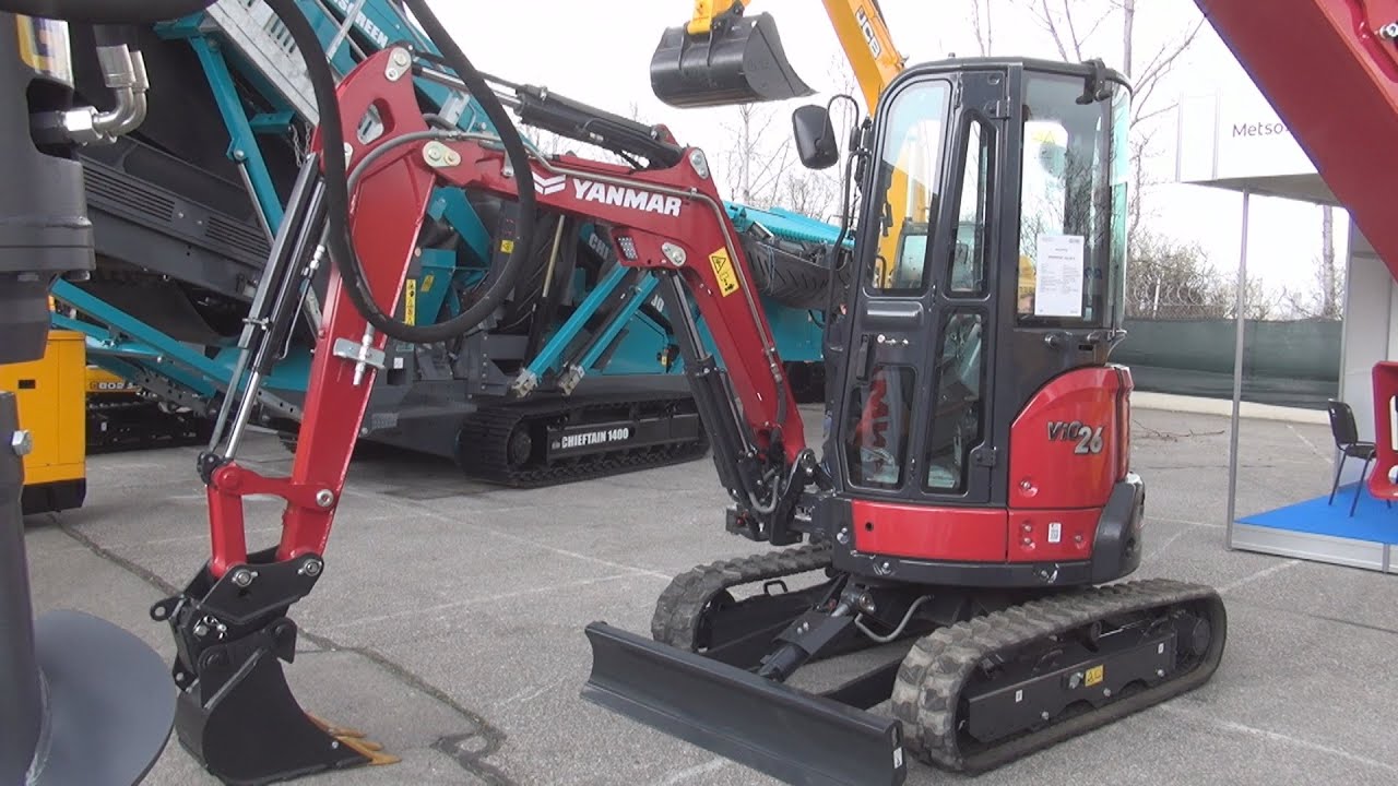 Yanmar ViO26-6 Mini Excavator (2022) Exterior and Interior