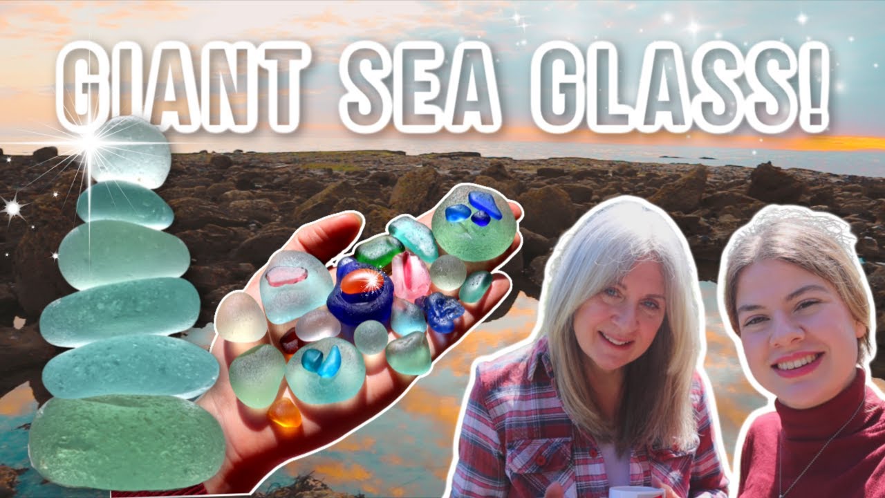 Sea glass JEWELS!! A peaceful beachcomb on our favourite sea glass beach.