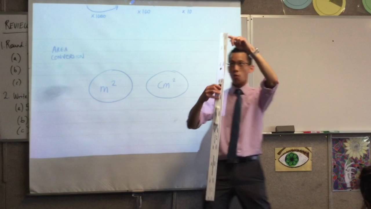 Metric Units of Measurement (3 of 3: Converting between lengths and areas)