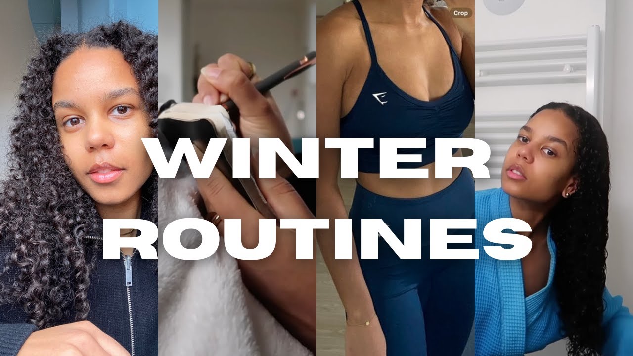 WINTER VLOG | my updated curly hair care routine, winter mornings & more!