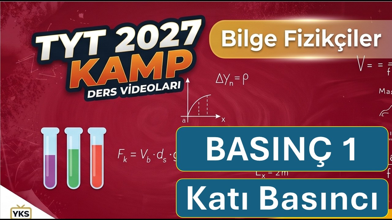 Basınç 1 (Katı Basıncı) | TYT Kamp | PDF |