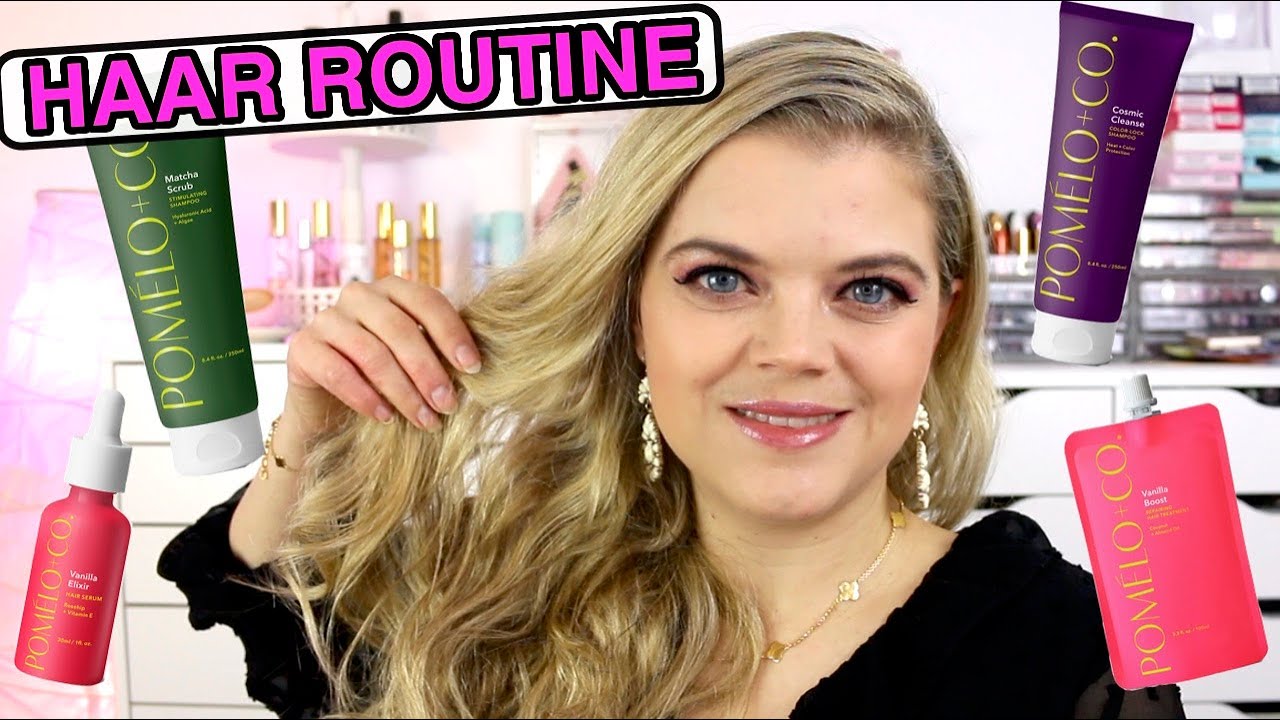 SOS bei SPRÖDEN HAAREN 👱🏼‍♀️ POMELO&CO REVIEW + ANWENDUNG