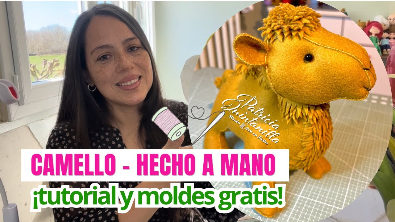 Camello, te enseño cómo elaborarlo con Tutoriales y moldes gratis 🧵❤️
