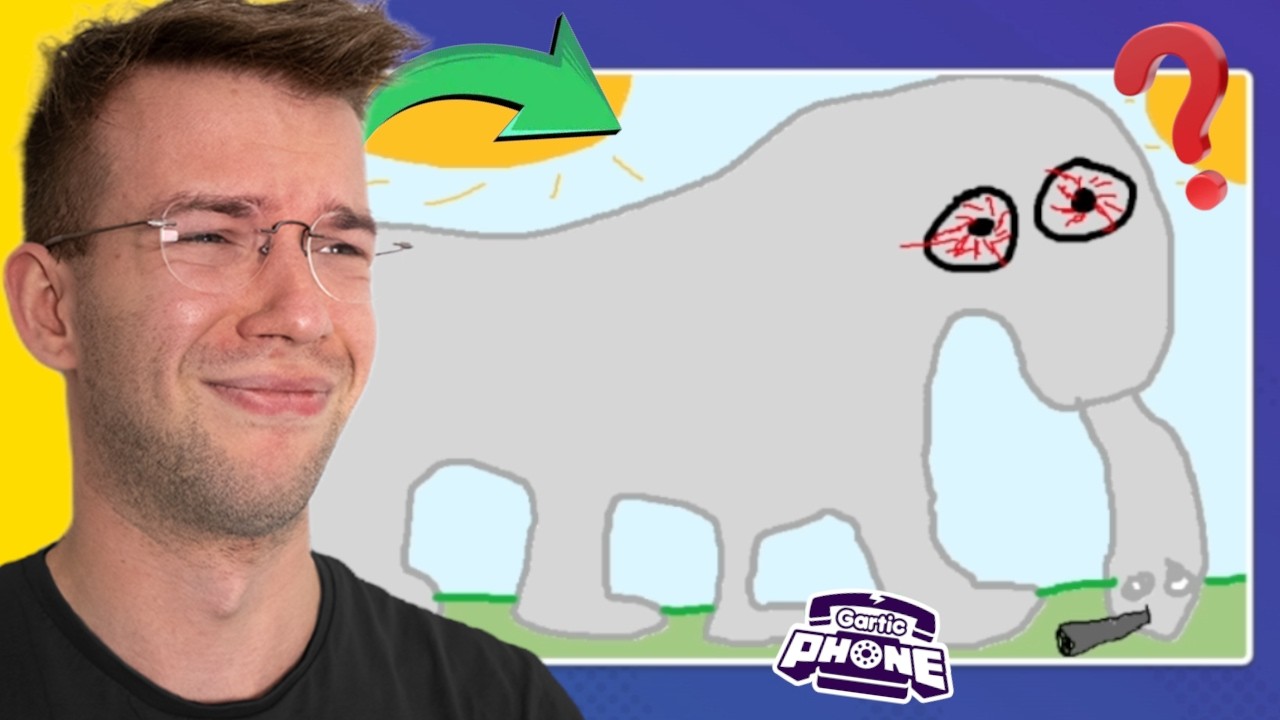 GARTIC PHONE Z EKIPĄ, ALE RYSUJEMY JAK PRZEDSZKOLAKI XDD