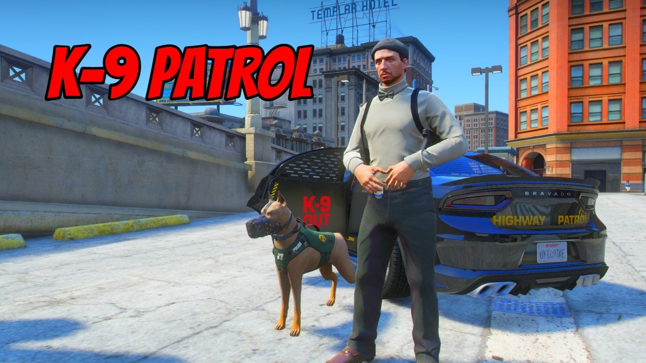 K9 Patrol in GTA 5 RP - Day 717