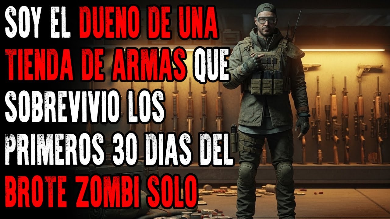 Sobreviví Solo 30 Días en Mi Armería Durante el Brote Zombi
