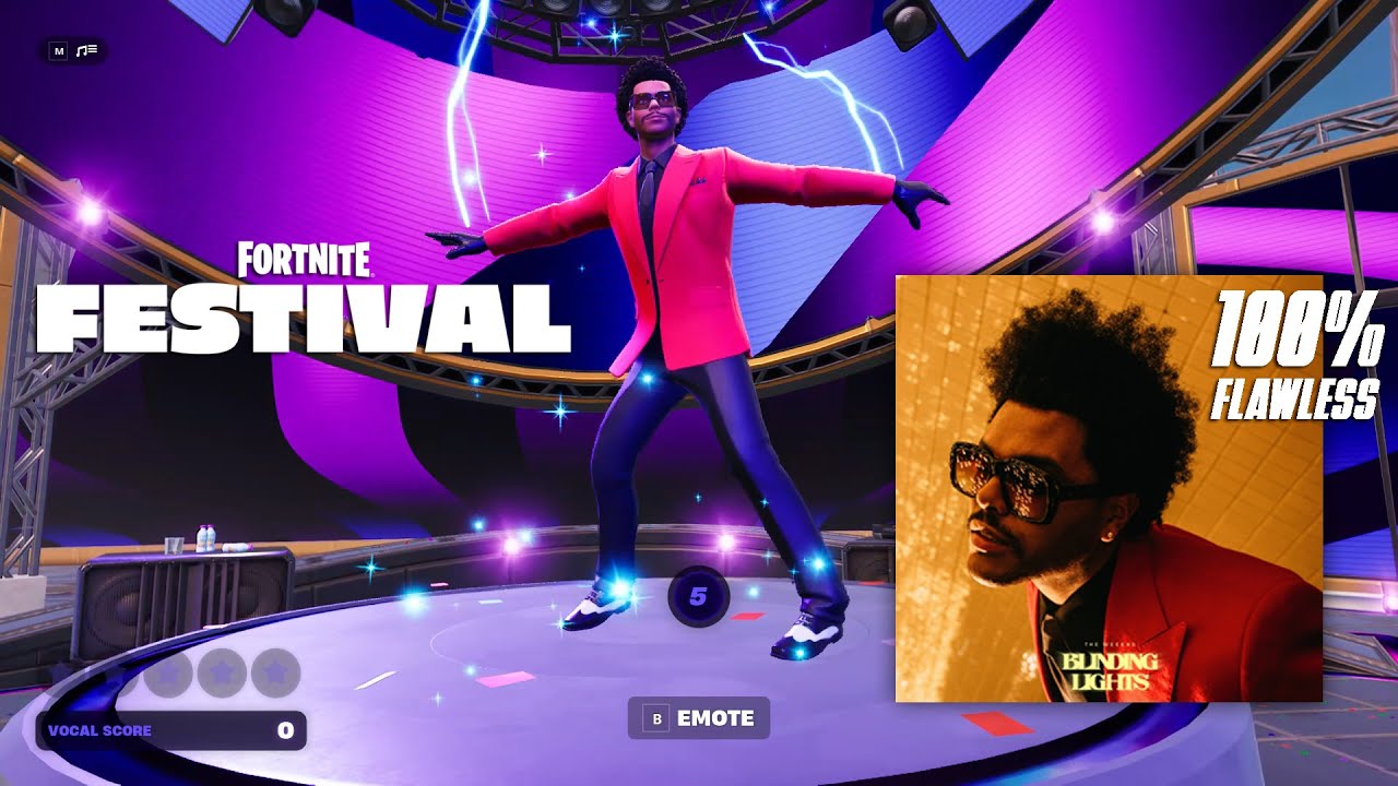 Fortnite Festival | Blinding Lights - The Weeknd | EXPERT VOCAL [FLAWLESS 100%]
