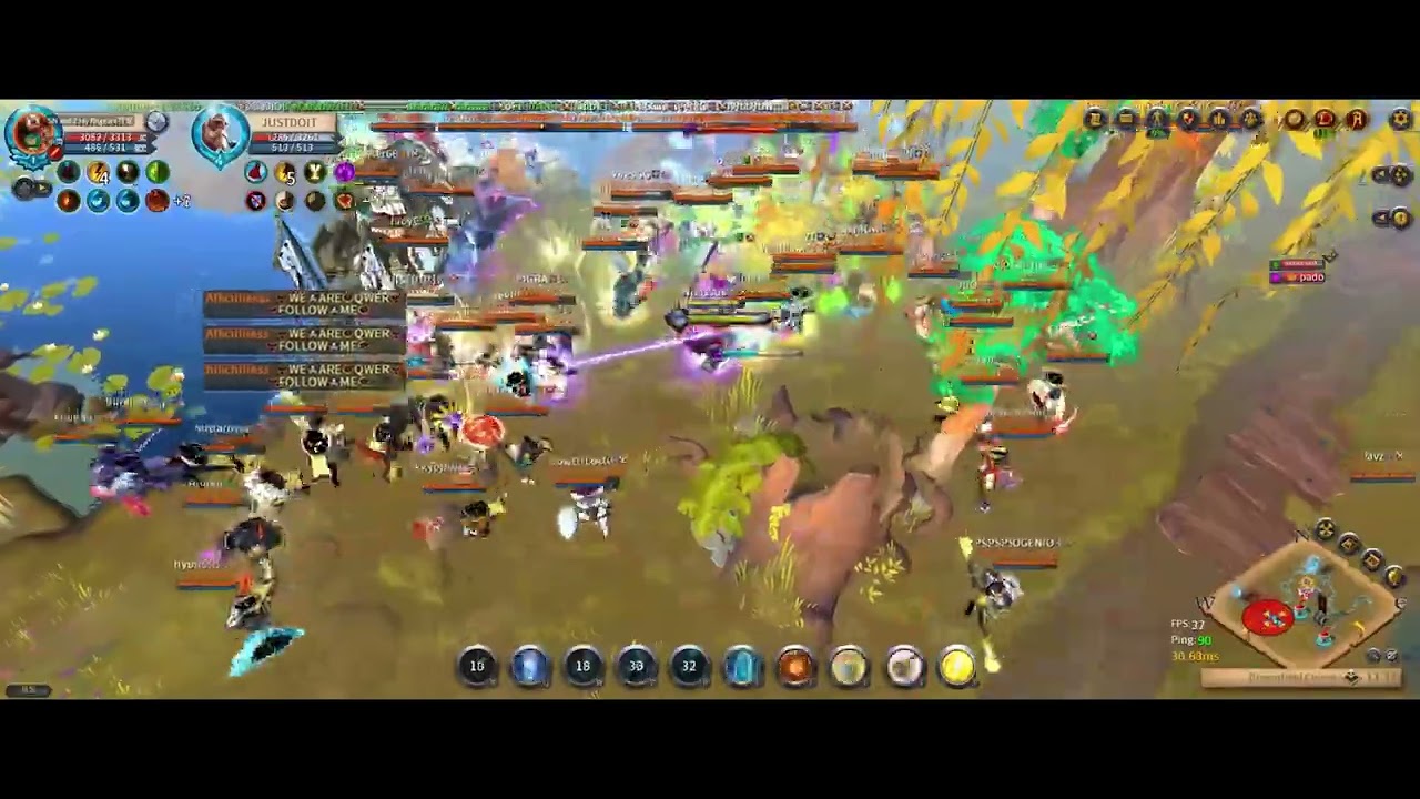 알비온 온라인 | Albion Online | zvz | 글래셜 솔로밤 | Glacial Solo Bomb POV