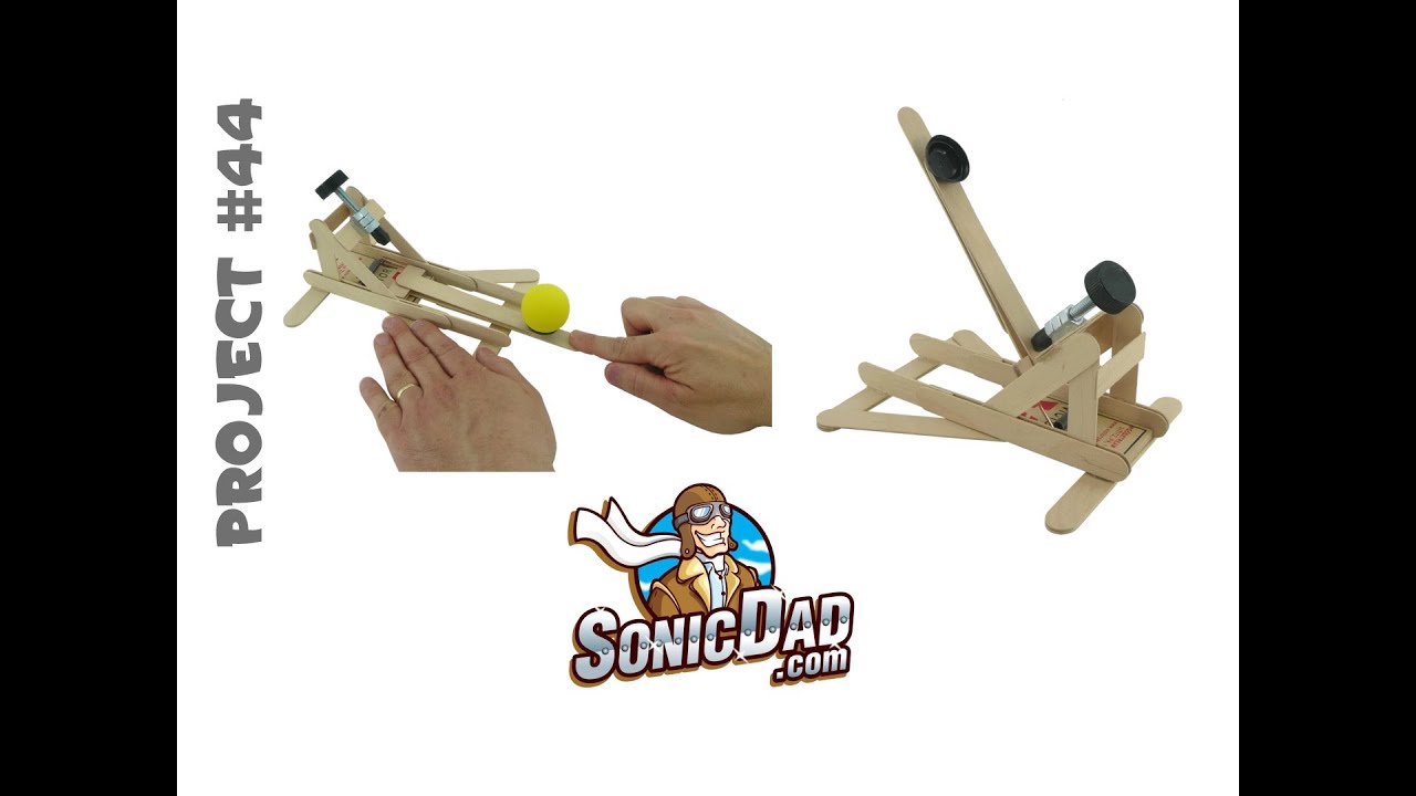 How to Make a Mousetrap Catapult - SonicDad Project #44