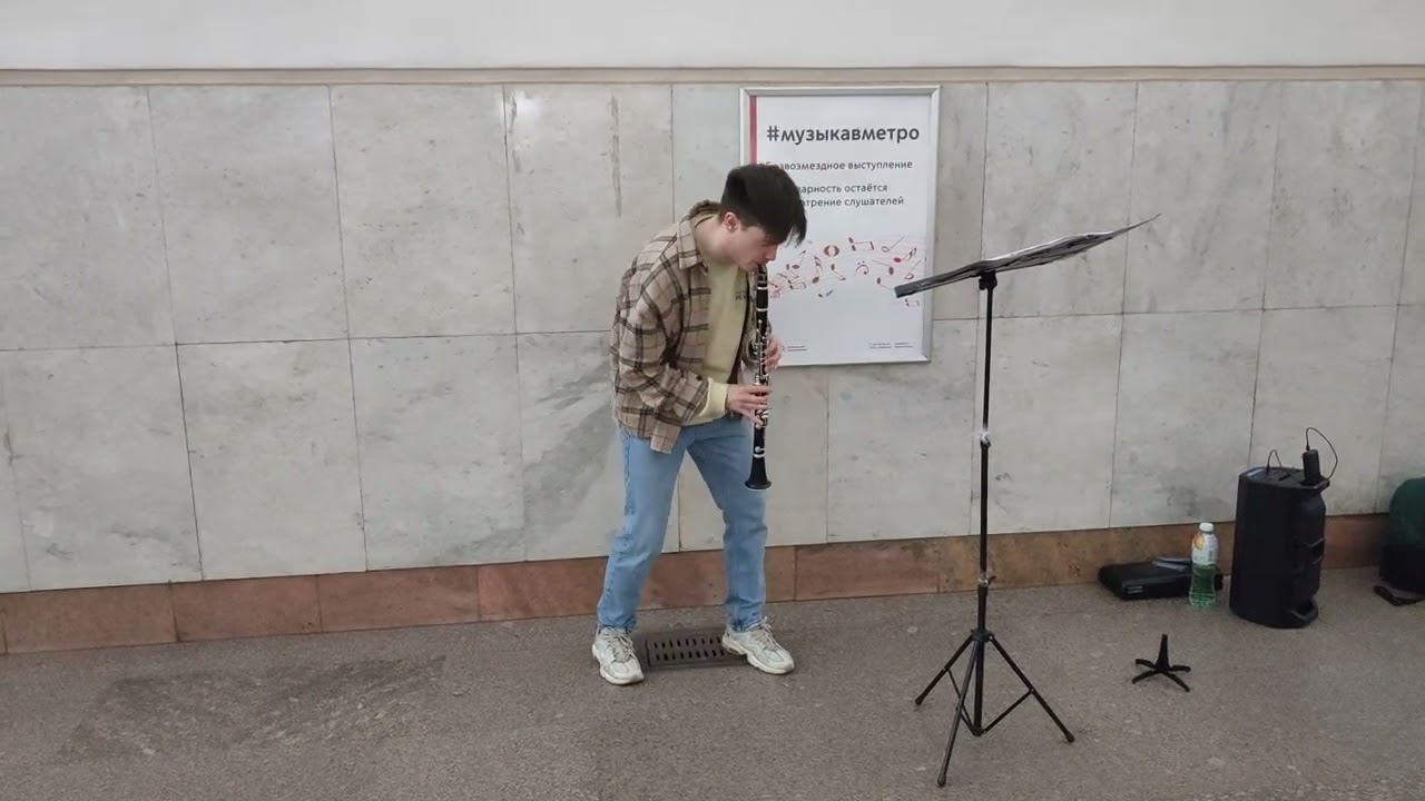 Love Theme from The Godfather - Крёстный отец - инструментальную тему сыграл #кларнетист в #metro
