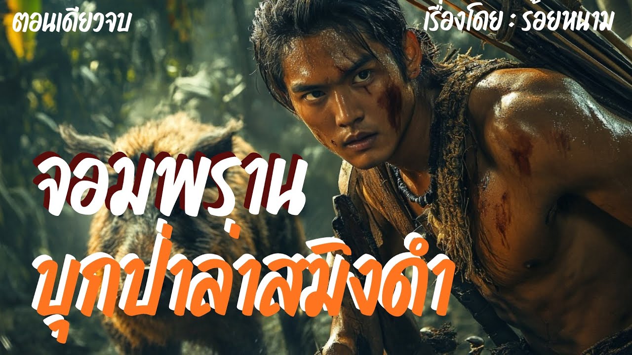 จอมพรานบุกป่าล่าสมิงดำ - บทประพันธ์โดย : ร้อยหนาม #เสือ #นิยายเสียง #ป่าเขา #นั่งห้าง 