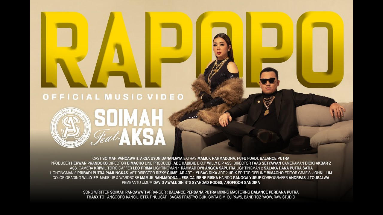 RAPOPO - SOIMAH feat. AKSA ( OFFICIAL MUSIC VIDEO )