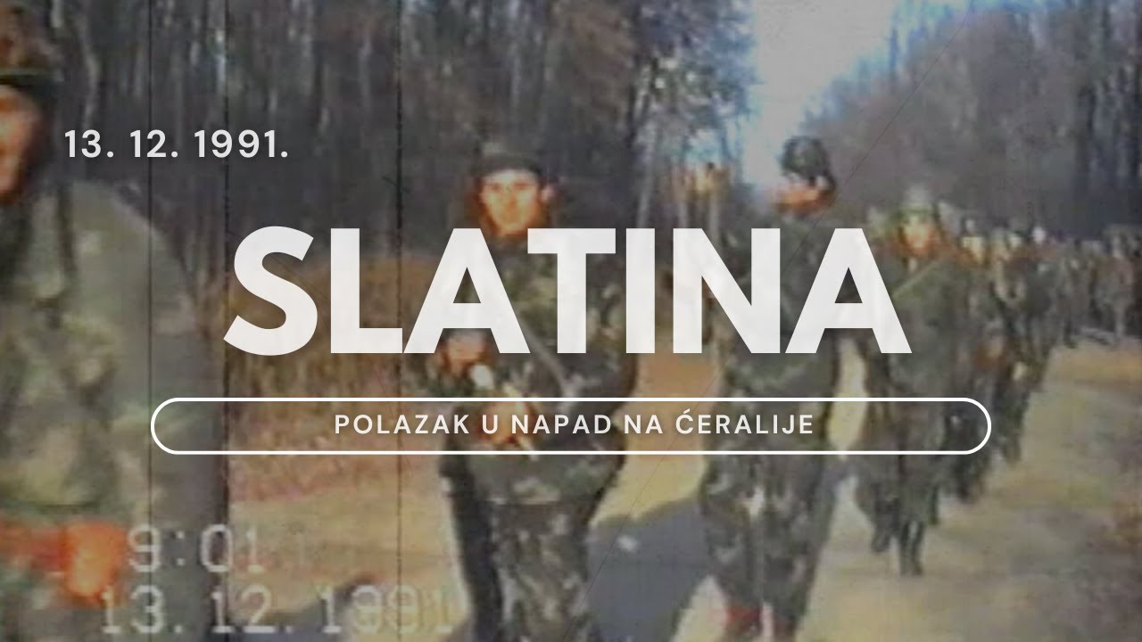 Polazak u napad na Ćeralije (Slatina, 13.12.1991.)