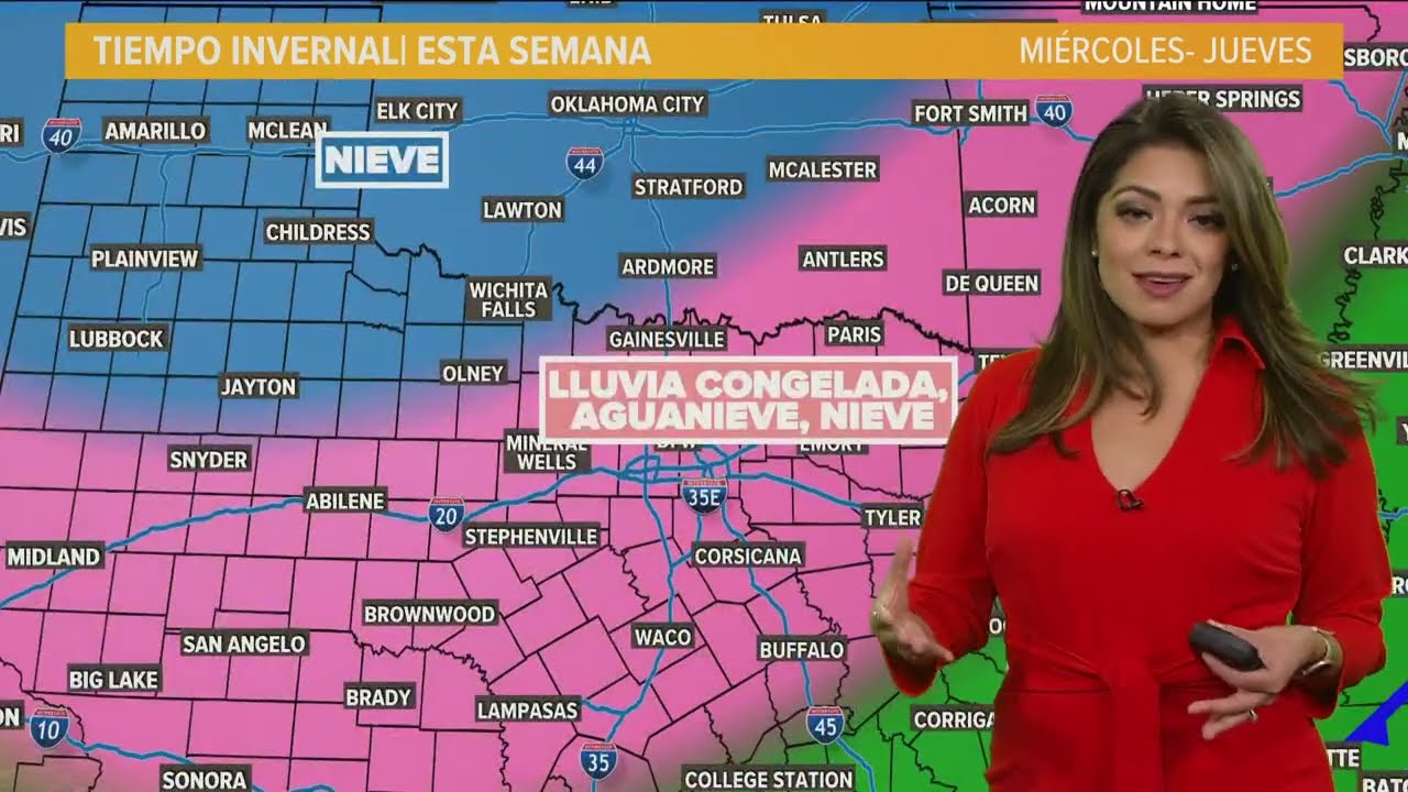 Alerta De Clima Invernal por el Norte de Texas: 2/1/22