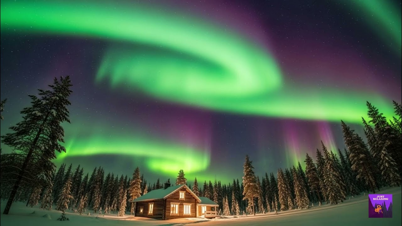 The Northern Lights Echo Vibe | Calming Music for Stress Relief & Focus