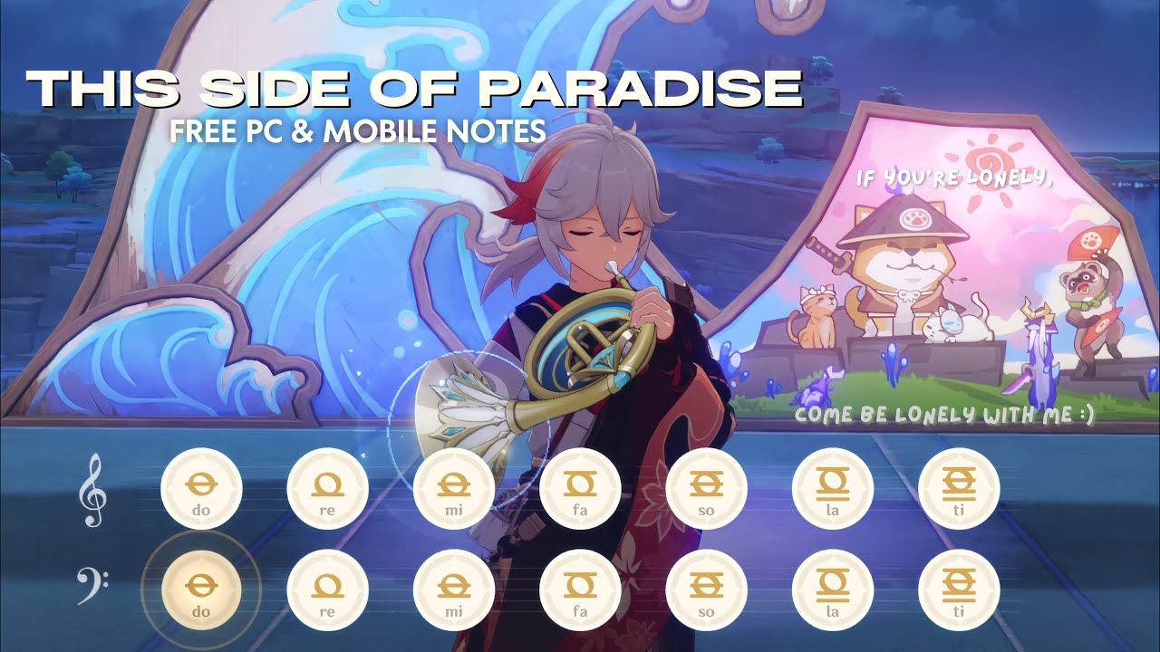 This Side of Paradise - Coyote Theory | Nightwind Horn (Mobile and PC Notes)