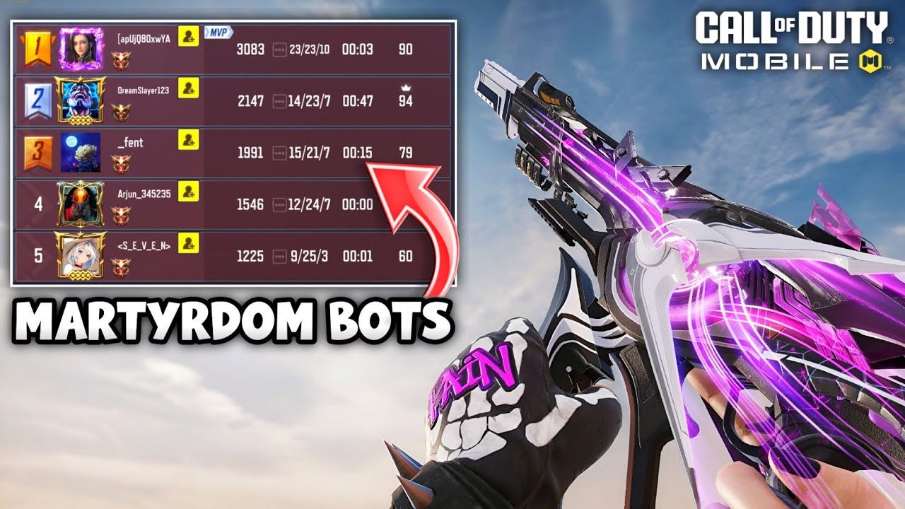 My QQ9 is a nightmare for Martyrdom Bots!