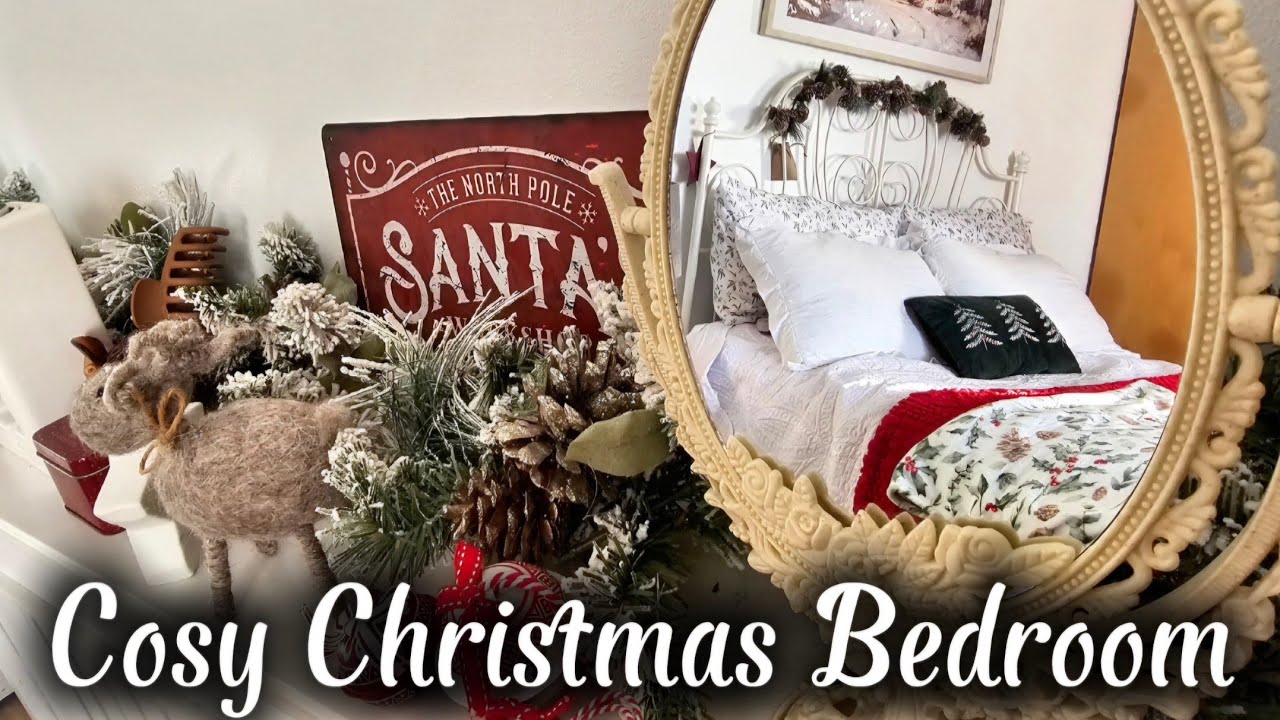 Cosy Christmas Bedroom Decorate With Me Vlog | Christmas Tree & Festive Room Makeover (Part 3)