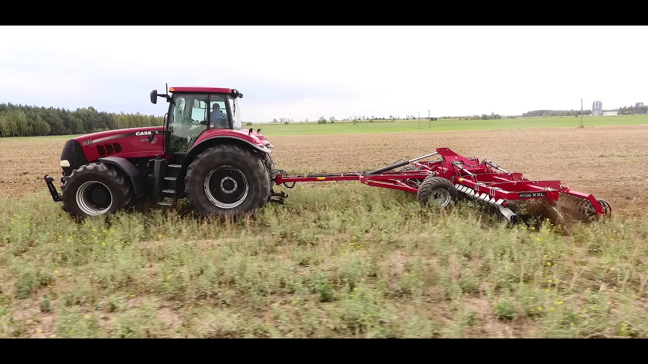 Amj Agro brona talerzowa z wózkiem przednim