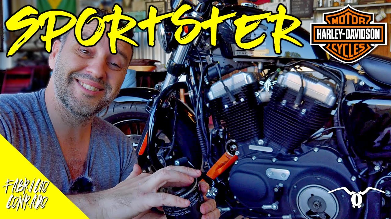 Sportster - troca de óleo / filtro e óleo da primaria para todas do jeito certo.