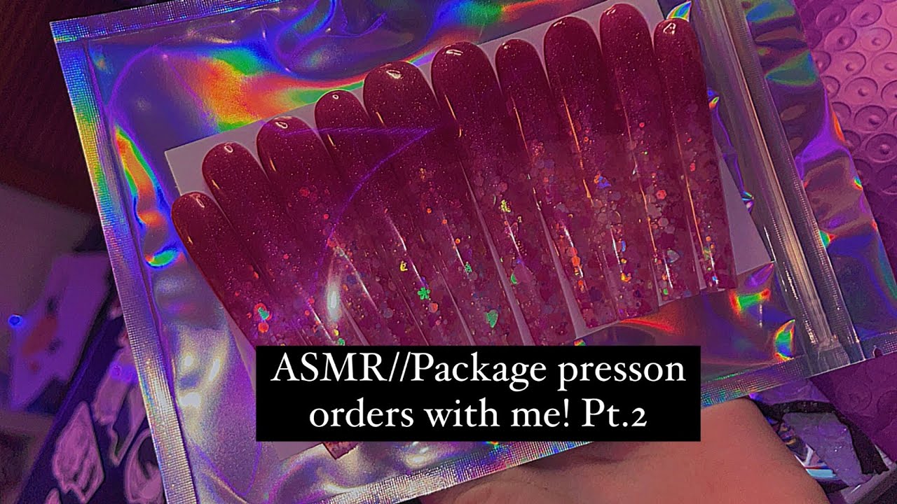 ASMR// Package Presson orders with me! Pt.2
