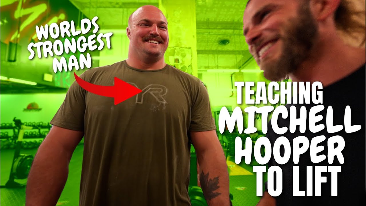 Teaching the WORLD STRONGEST MAN to Power Clean