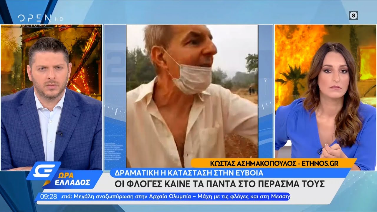 Φωτιά Εύβοια: Οι φλόγες καταστρέφουν τα πάντα στο πέρασμά τους