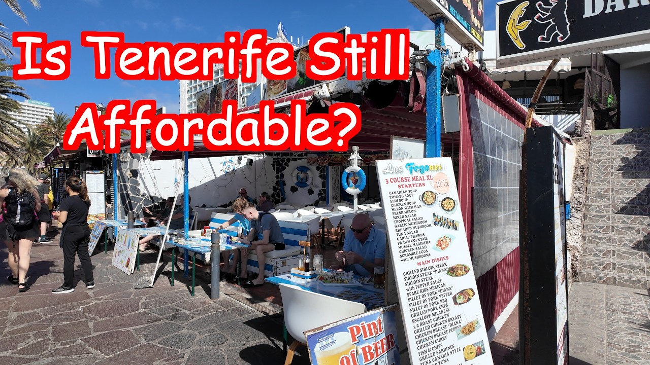 Tenerife - There Are Still Great Value Places To Eat And Drink With Stunning Views Of The Sea...