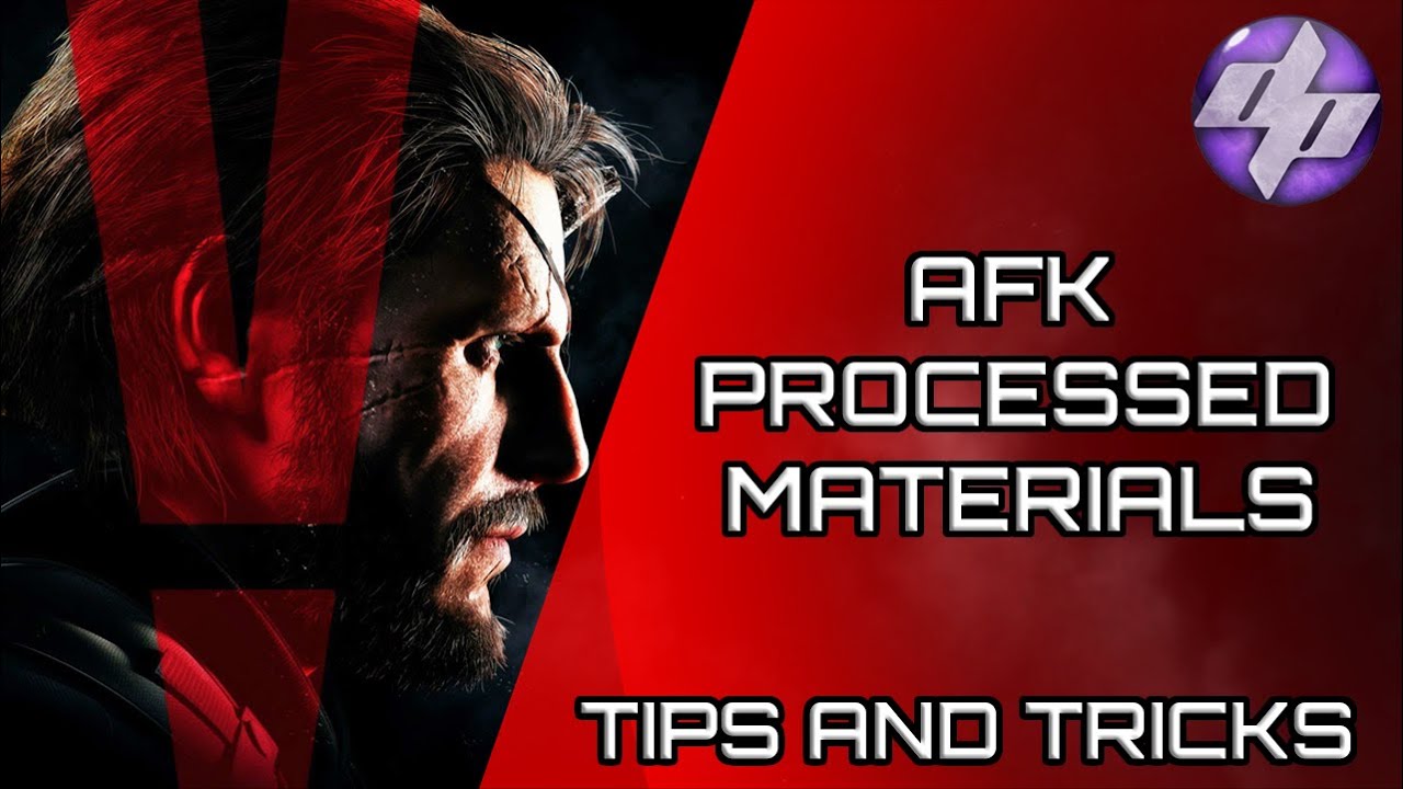Metal Gear Solid V - The Phantom Pain Fast Processed Materials!