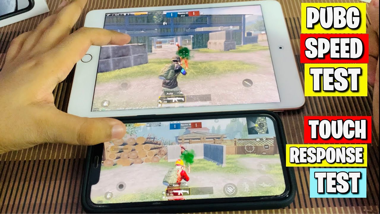 iPhone 11 VS iPad Mini 5 PUBG Speed Test in 2021|Touch Response +Bullet Registeration Test🔥
