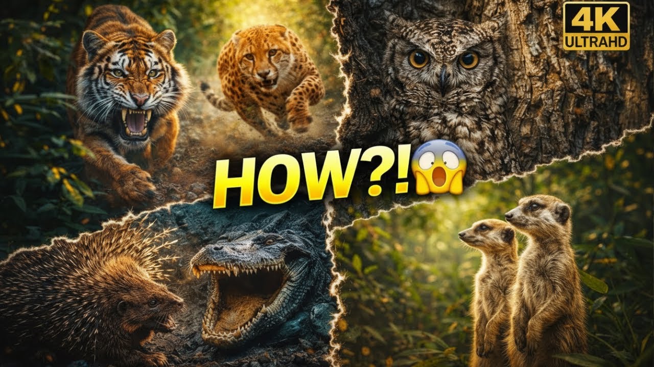 How Animals Survive in the Wild Australia jungle😱 Secret Tricks