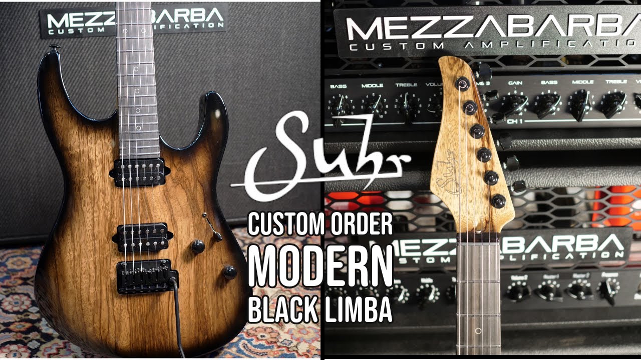 SUHR Custom Order MODERN BLACK LIMBA 🇺🇸 in MEZZABARBA Trinity EL34 Head 🇮🇹 - (SUB-ENG) Demo