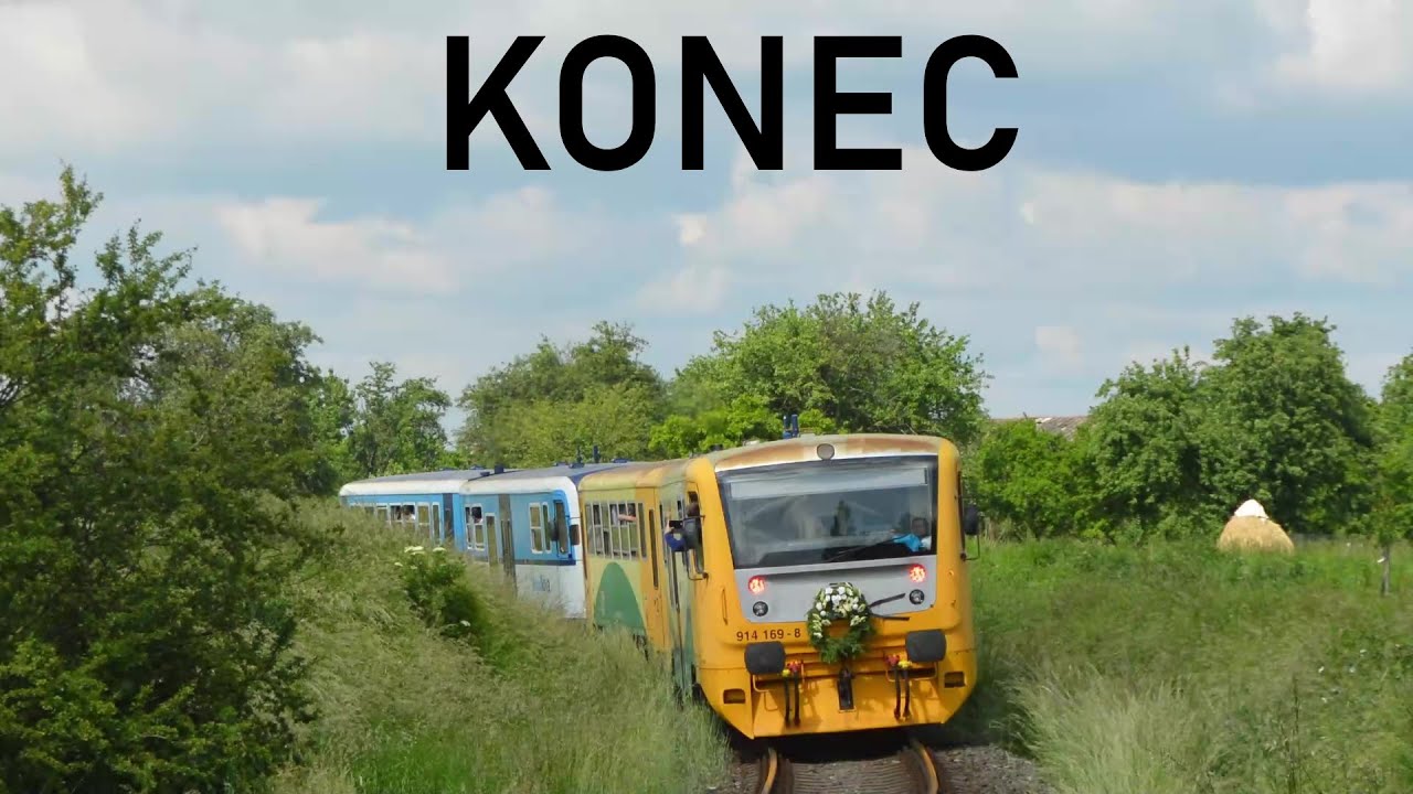 Konec osobní dopravy Velké Opatovice - Boskovice. (10.06.2023)