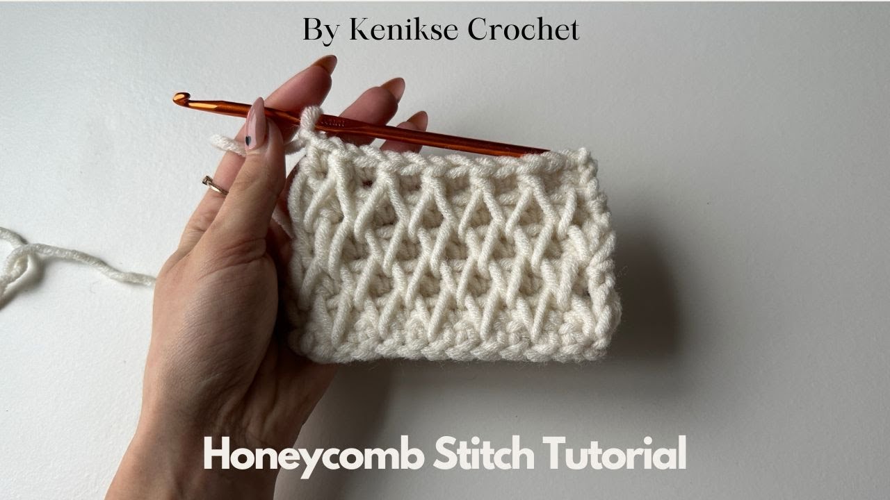 Crochet Honeycomb Stitch Tutorial