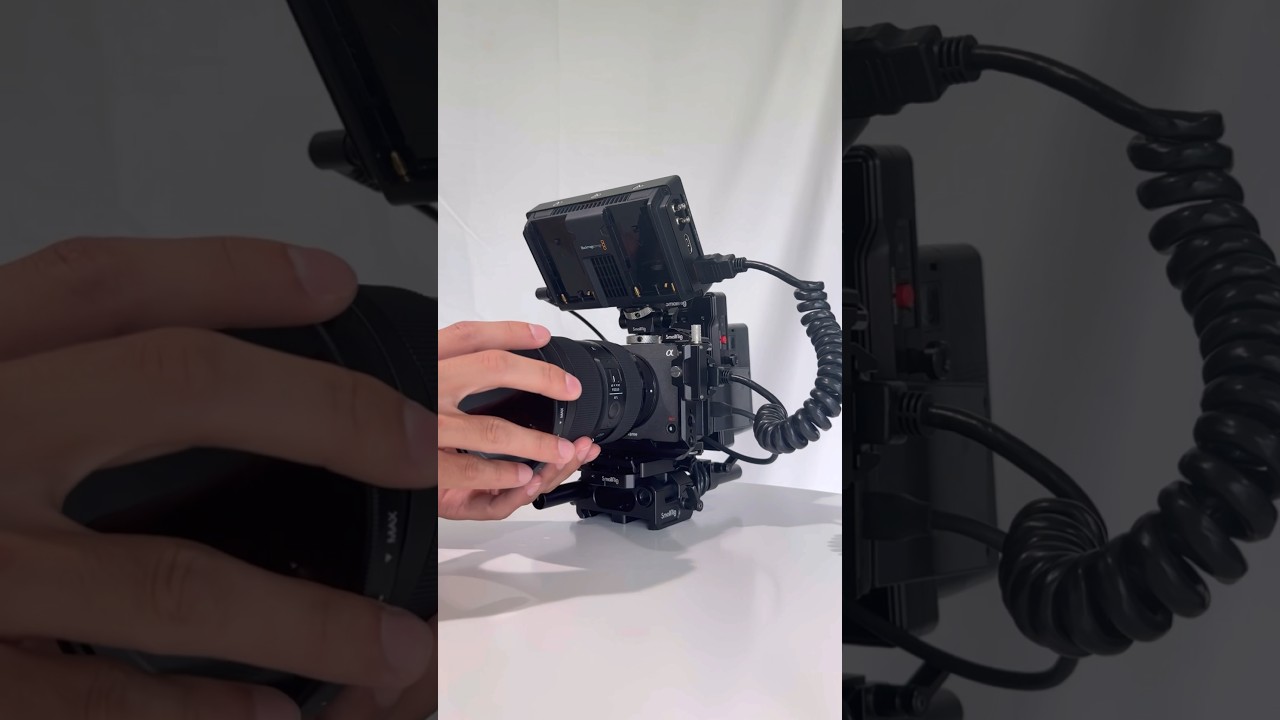 Run&Gun Music Video Camera Rig 🎥🎬 #sonyfx3 #camerarig