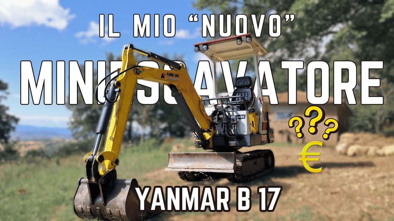Il mio nuovo Miniescavatore Yanmar b17