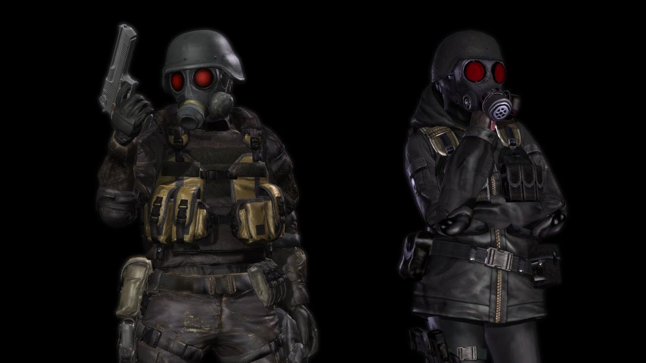 Resident Evil: 5 - Mod Showcase - HUNK, Lady HUNK & RE2R MP5