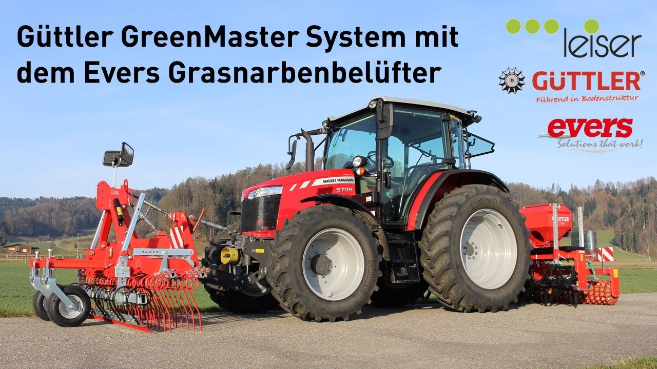 Güttler GreenMaster System mit dem Evers Grasnarbenbelüfter