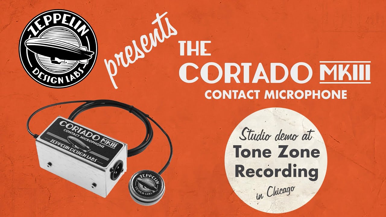 Cortado MkIII Contact Mic: Instrument Demo at Tone Zone Recording Studio