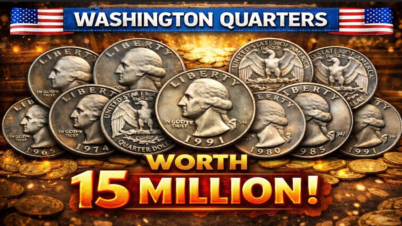 “9 Rare US Quarters You Won’t Believe Are Worth $15 Million!”